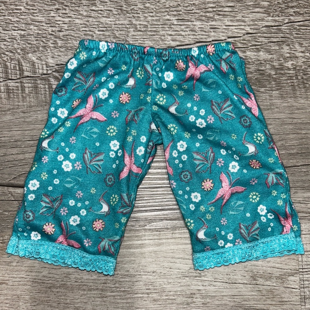 AMERICAN GIRL Girl of the Year 2006 JESS Turquoise Pajamas with Slippers - Picture 4 of 7